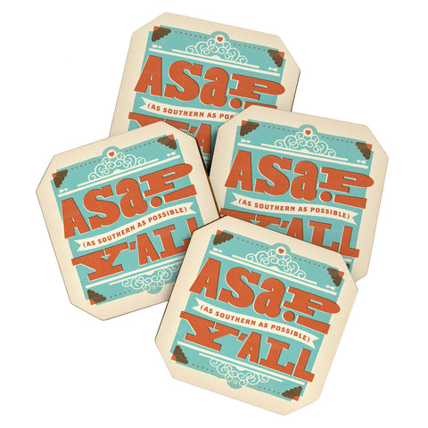 Anderson Design Group ASAP Coaster Set
