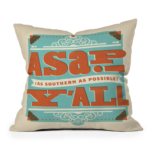 Anderson Design Group ASAP Outdoor Throw Pillow