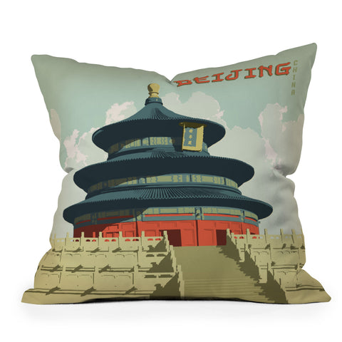 Anderson Design Group Beijing Outdoor Throw Pillow
