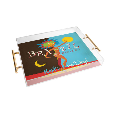 Anderson Design Group Brazil Carnaval Acrylic Tray