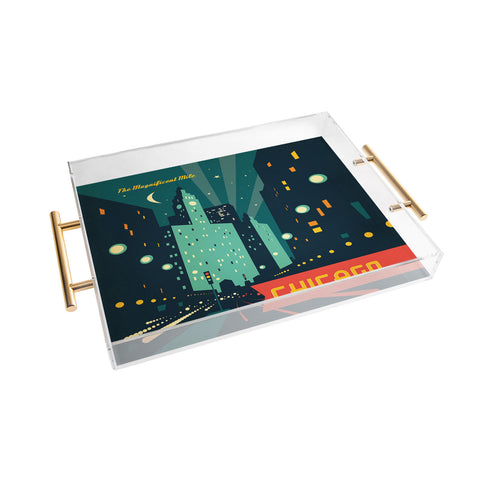 Anderson Design Group Chicago Mag Mile Acrylic Tray