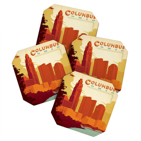 Anderson Design Group Columbus Ohio Coaster Set