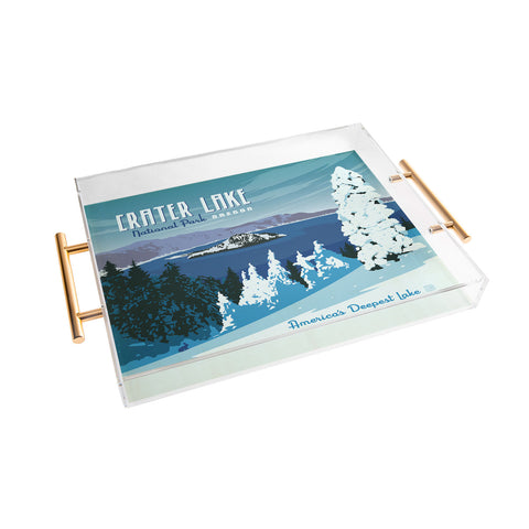 Anderson Design Group Crater Lake National Park Acrylic Tray