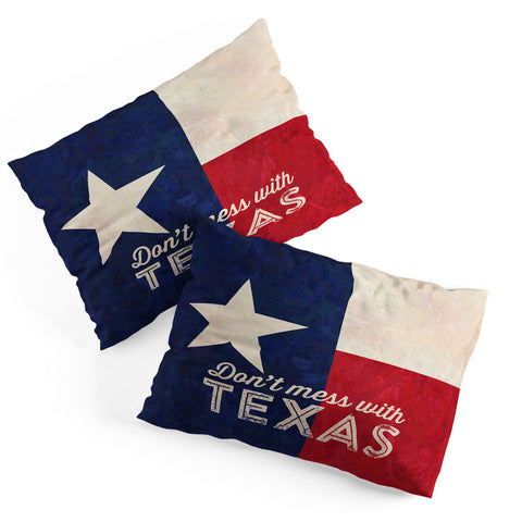 Anderson Design Group Dont Mess With Texas Flag Pillow Shams