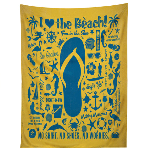 Anderson Design Group Flip Flop Pattern Tapestry