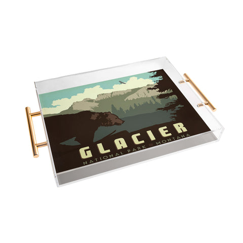 Anderson Design Group Glacier National Park Acrylic Tray