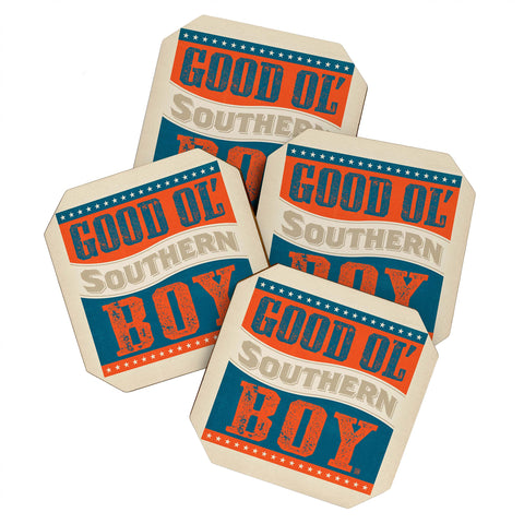 Anderson Design Group Good Ol Boy Coaster Set
