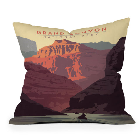 Anderson Design Group Grand Canyon National Park Outdoor Throw Pillow