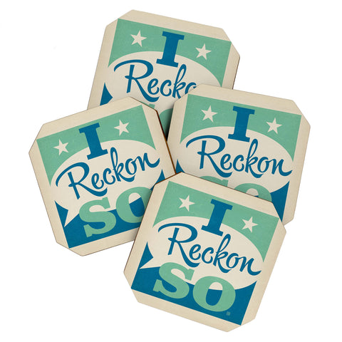 Anderson Design Group I Reckon So Coaster Set