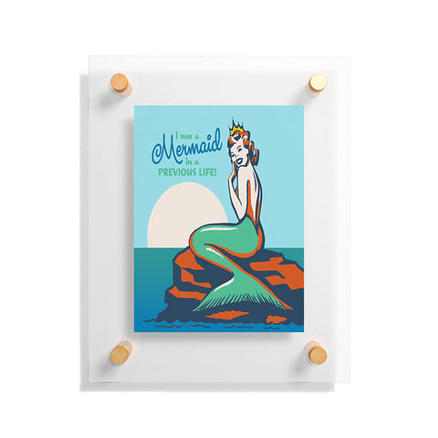 Anderson Design Group Mermaid In A Previous Life Floating Acrylic Print