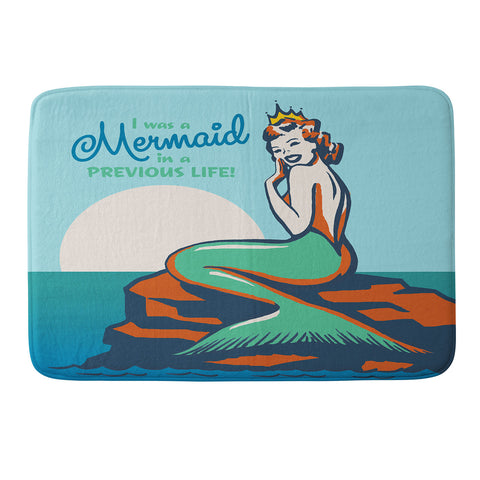 Anderson Design Group Mermaid In A Previous Life Memory Foam Bath Mat