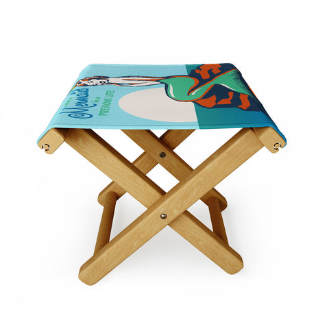 Anderson Design Group Mermaid In A Previous Life Folding Stool