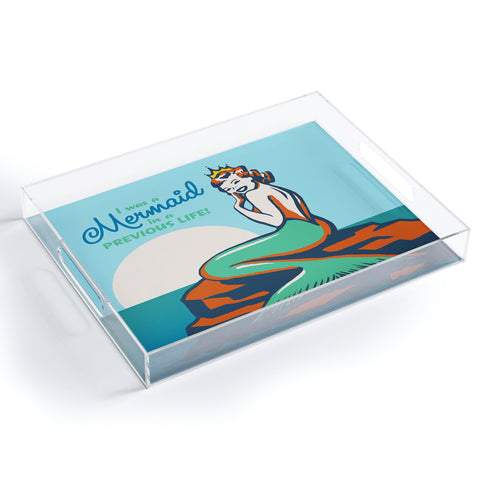 Anderson Design Group Mermaid In A Previous Life Acrylic Tray