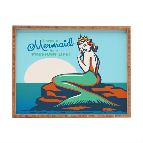 Anderson Design Group Mermaid In A Previous Life Rectangular Tray