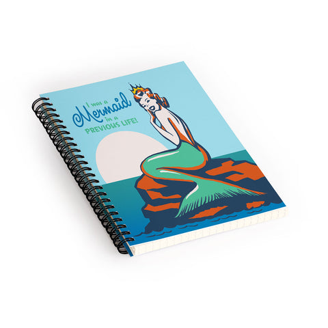 Anderson Design Group Mermaid In A Previous Life Spiral Notebook