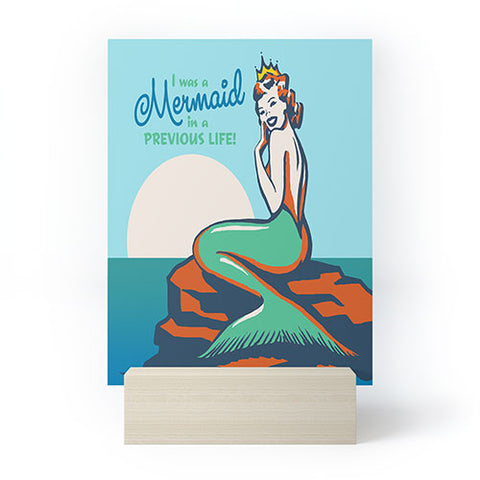 Anderson Design Group Mermaid In A Previous Life Mini Art Print
