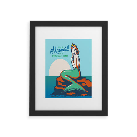 Anderson Design Group Mermaid In A Previous Life Framed Art Print