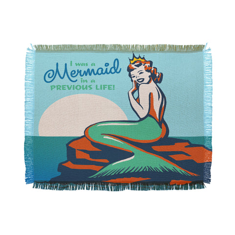 Anderson Design Group Mermaid In A Previous Life Throw Blanket