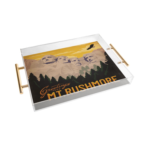 Anderson Design Group Mt Rushmore Acrylic Tray