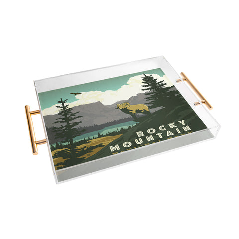 Anderson Design Group Rocky Mountain National Park Acrylic Tray