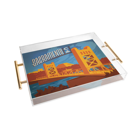 Anderson Design Group Sacramento Acrylic Tray