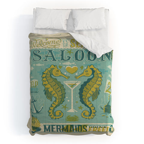 Anderson Design Group Seahorse Saloon Comforter