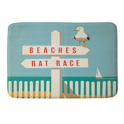 Anderson Design Group Sign Post Memory Foam Bath Mat