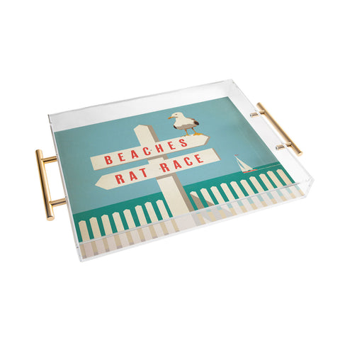 Anderson Design Group Sign Post Acrylic Tray