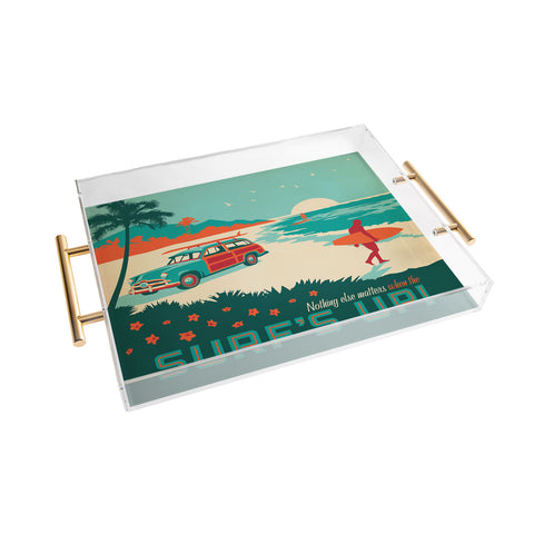 Anderson Design Group Surfs Up Acrylic Tray