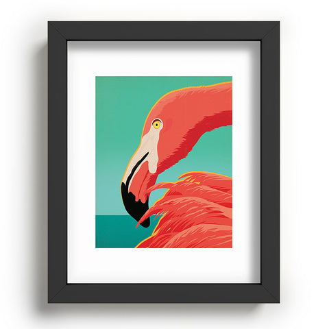 Anderson Design Group Tropical Flamingo Recessed Framing Rectangle