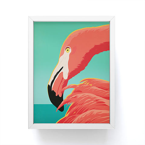 Anderson Design Group Tropical Flamingo Framed Mini Art Print