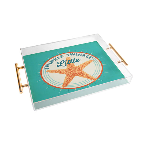 Anderson Design Group Twinkle Twinkle Little Star Acrylic Tray