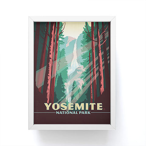 Anderson Design Group Yosemite National Park Framed Mini Art Print
