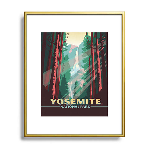 Anderson Design Group Yosemite National Park Metal Framed Art Print