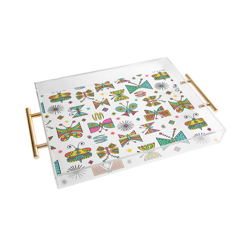 Andi Bird Butterfly Joy Acrylic Tray
