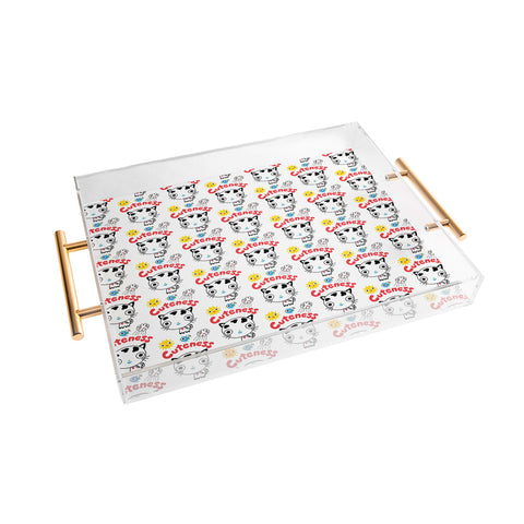 Andi Bird Cuteness Kitten Acrylic Tray