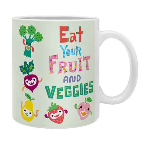 Andi Bird Eat Your Fruit and Veggies Coffee Mug