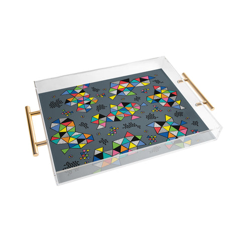 Andi Bird Edgewise Slate Acrylic Tray