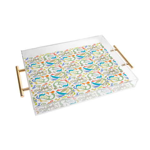 Andi Bird ethics white Acrylic Tray