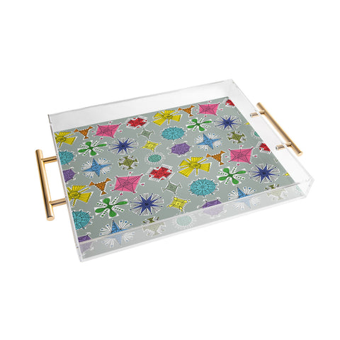 Andi Bird Geos Retro Graphite Acrylic Tray