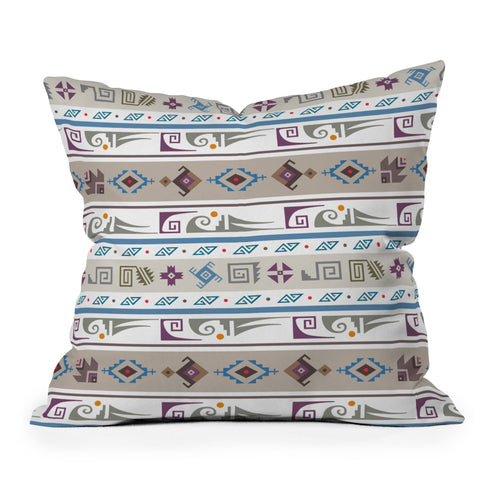 Andi Bird Go Wander Outdoor Throw Pillow
