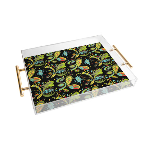 Andi Bird Goodness black Acrylic Tray