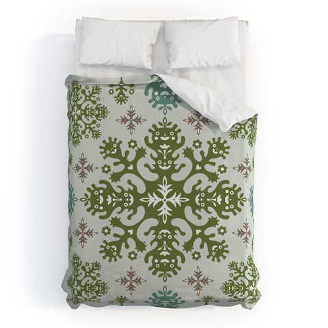 Andi Bird Monstrous Earth Duvet Cover