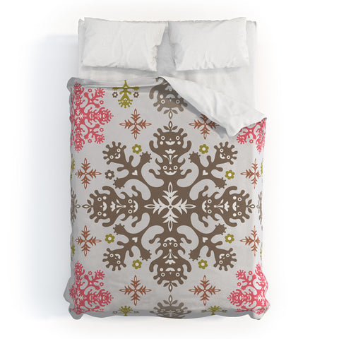 Andi Bird Monstrous Rose Duvet Cover