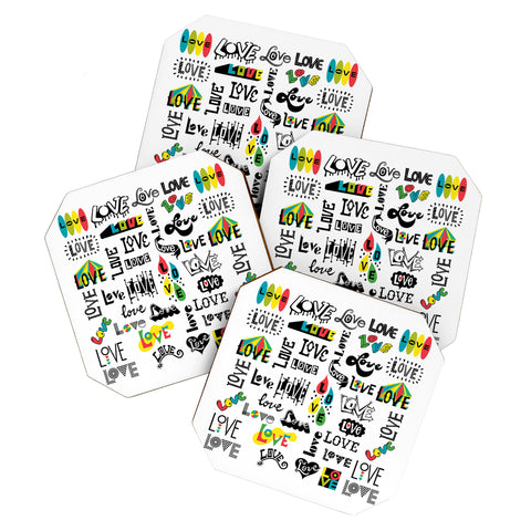 Andi Bird More Love Coaster Set