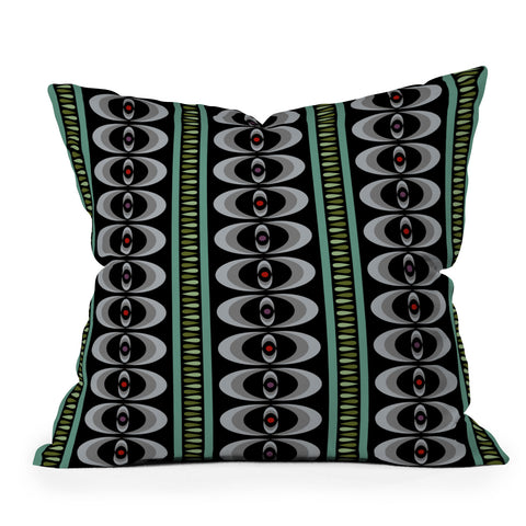 Andi Bird Primitive Beat Kenya Outdoor Throw Pillow