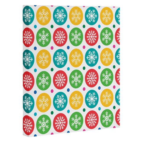 Andi Bird Sierra Snowflakes Art Canvas