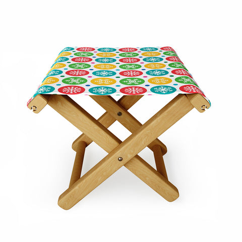 Andi Bird Sierra Snowflakes Folding Stool