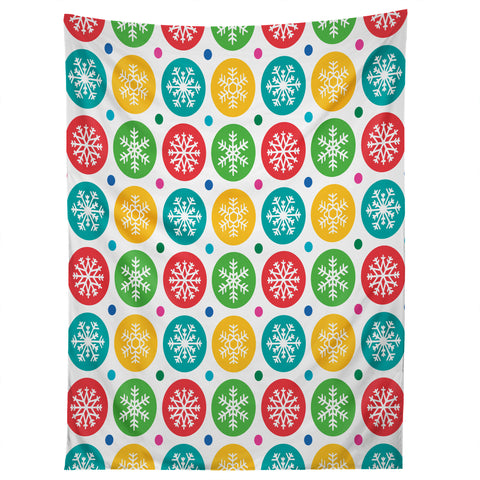 Andi Bird Sierra Snowflakes Tapestry