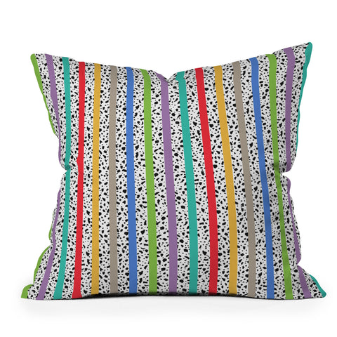 Andi Bird Terrazzo Too Outdoor Throw Pillow